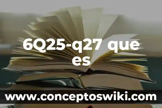 290 Cv que es 8 6Q25-q27 que es