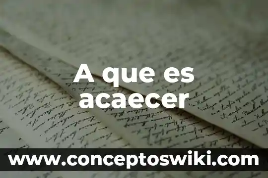 ¿Qué es una tradición? 8 A que es acaecer