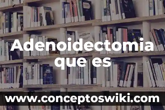 Que es firma del animador de la iglesia 7 Adenoidectomia que es