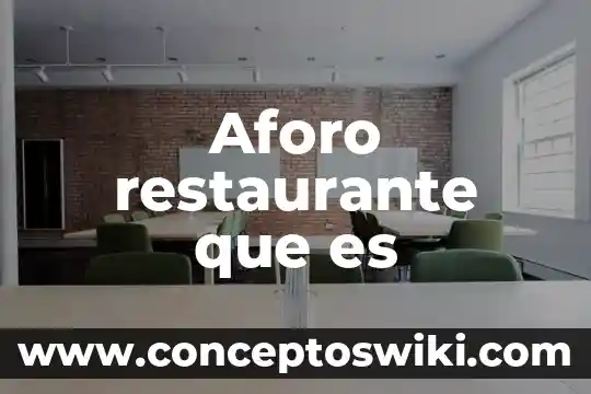 Qué es la planta de soldar inversora 7 Aforo restaurante que es