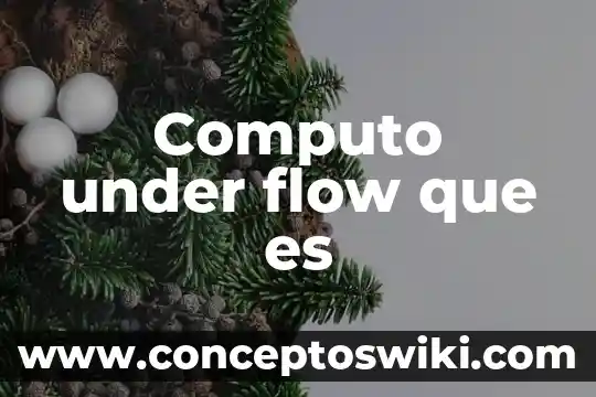 Qué es mantenimiento en un equipo de computo 8 Computo under flow que es