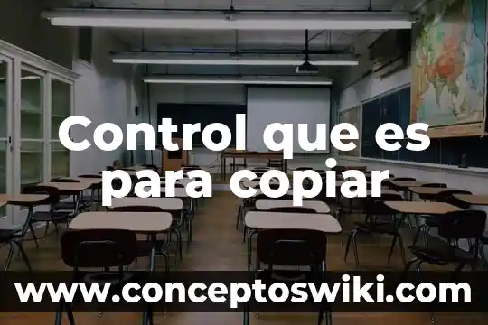 Mecanismos de control metabólico que es 6 Control que es para copiar