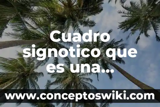 Qué es una monografía y sus partes ejemplo 5 Cuadro signotico que es una monografia