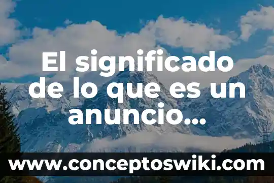 Qué es esbirros significado 3 El significado de lo que es un anuncio publicitario
