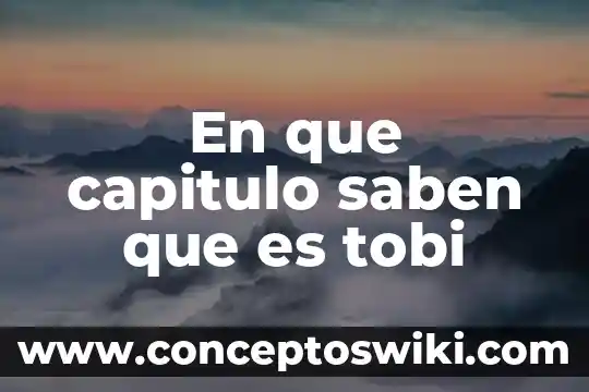 Que es bindear planos 3 En que capitulo saben que es tobi