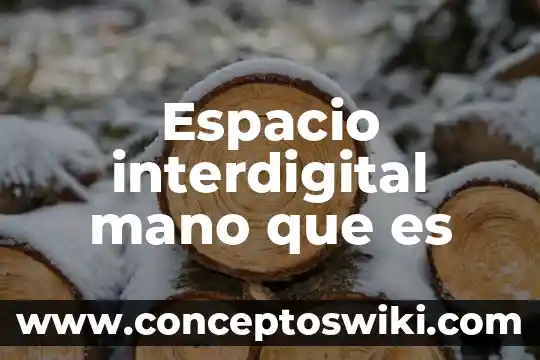 Que es deporte y sus tipos 7 Espacio interdigital mano que es