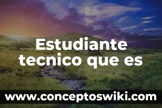 Que es asignacion de un número a un estudiante 6 Estudiante tecnico que es