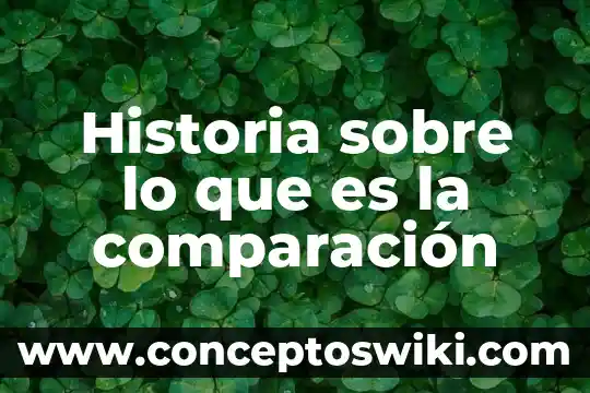 Qué es la historia 5 Historia sobre lo que es la comparación