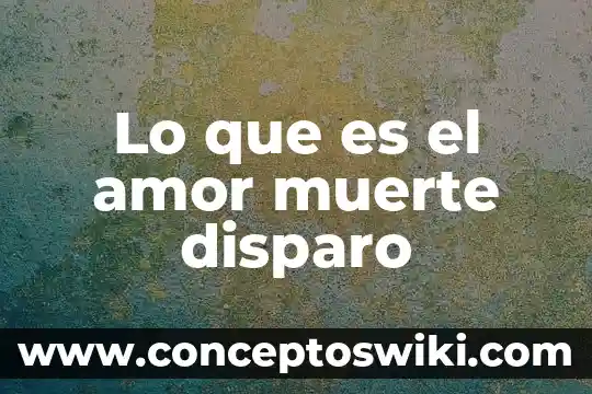 Qué es un mecanismo de disparo 4 Lo que es el amor muerte disparo
