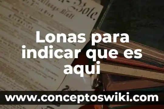 Indicar que es una representación mental 6 Lonas para indicar que es aqui