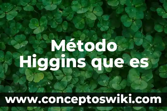 Qué es el método ABN para infantil 3 Método Higgins que es