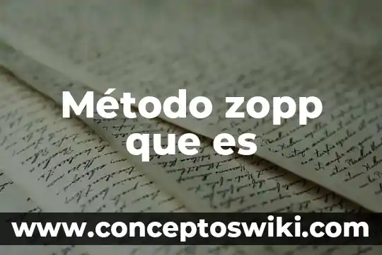 Qué es el método ABN para infantil 5 Método zopp que es