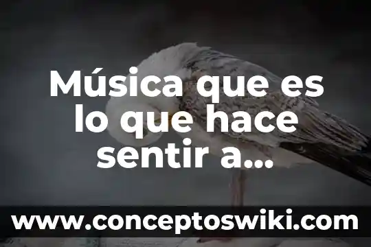 Qué es música Badal significado 5 Música que es lo que hace sentir a personas