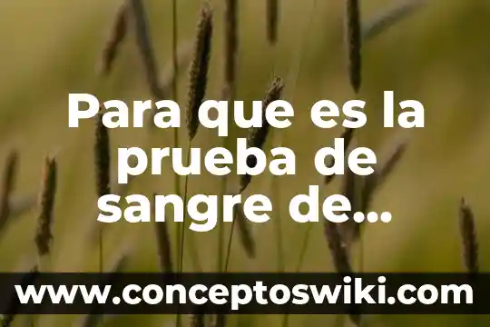 Que es la prueba informativa 7 Para que es la prueba de sangre de prolactina sérica