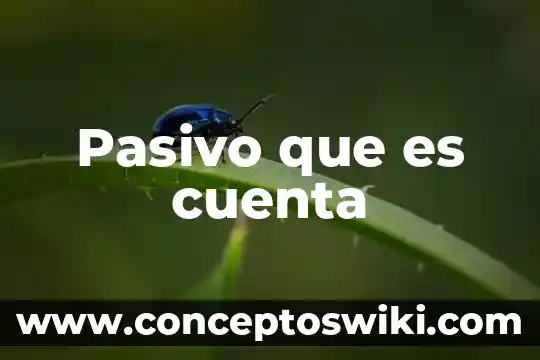 Qué es el alias de la cuenta BBVA 3 Pasivo que es cuenta