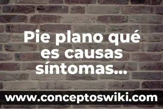 Qué es causas y consecuencias del bullying 6 Pie plano qué es causas síntomas músculos afectados
