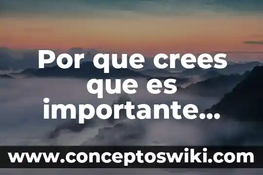 Por que crees que es importante la programasion 3 Por que crees que es importante escribir