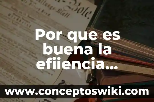 Que es la noche buena gob 3 Por que es buena la efiiencia energetica