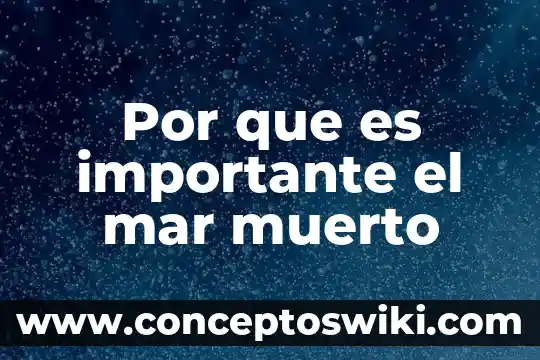 Que es una estrella de mar explicacion para niños 4 Por que es importante el mar muerto