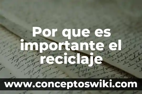 Que es el reciclaje segun j.k rowling 5 Por que es importante el reciclaje