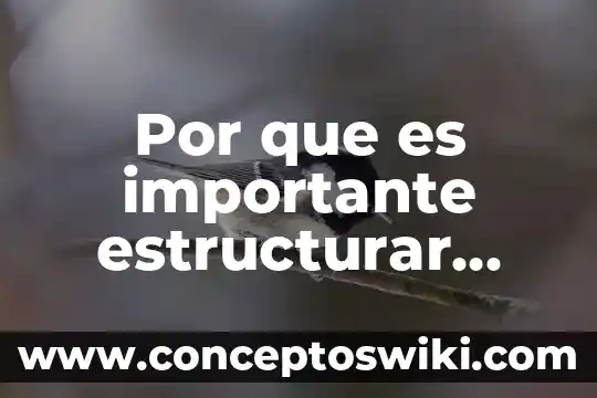 Que es tratar bien a una persona 6 Por que es importante estructurar una informacion bien