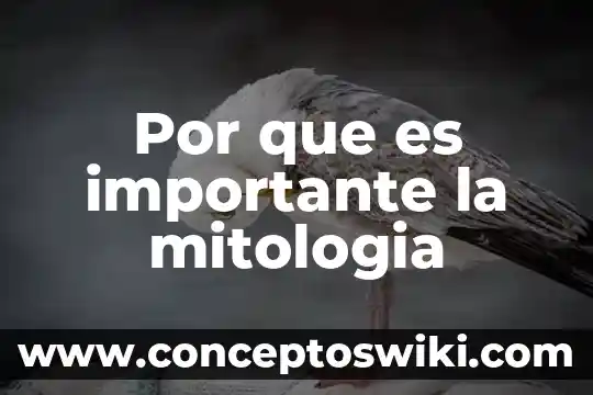 Por qué es importante los investigadores 8 Por que es importante la mitologia