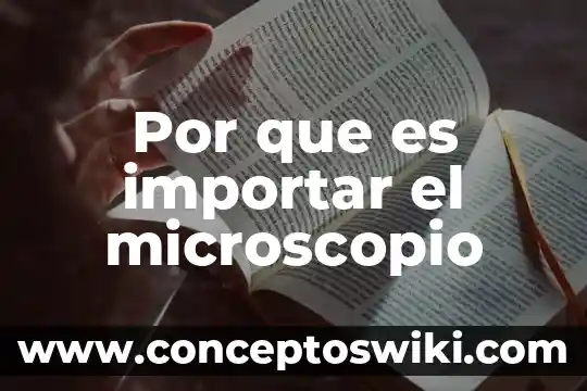 Qué es un microscopio electrónico y cómo funciona 3 Por que es importar el microscopio