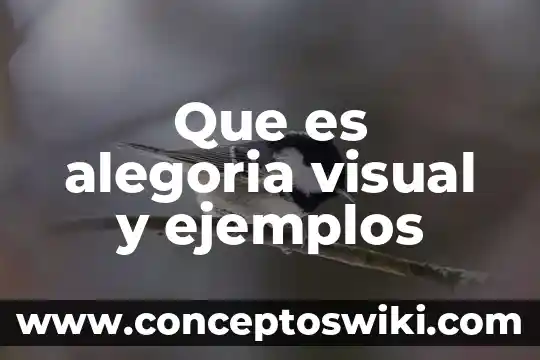 Que es un sistema de representación visual 5 Que es alegoria visual y ejemplos