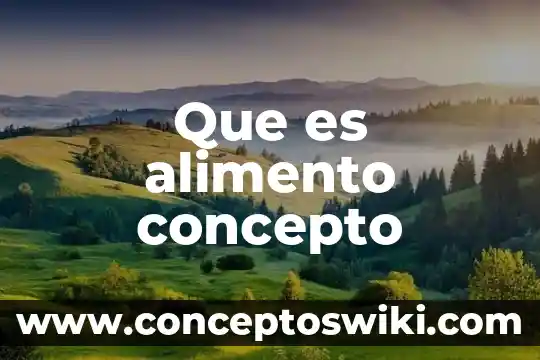 Que es el lactante de cerdo compuesto de alimento 3 Que es alimento concepto