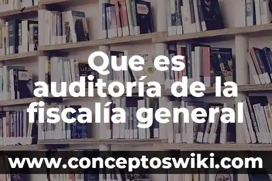Que es un usuario general de la contabilidad 5 Que es auditoría de la fiscalía general