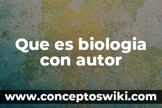 Que es especimen en biologia 6 Que es biologia con autor