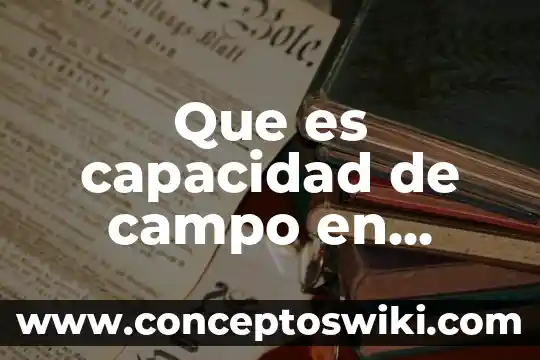 Que es la inserci贸n al campo laboral 5 Que es capacidad de campo en edafologia
