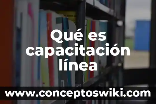 Que es la linea de productos de una empresa 3 Qué es capacitación línea