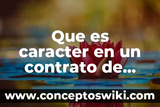 Que es un contrato forward modelo 8 Que es caracter en un contrato de credito