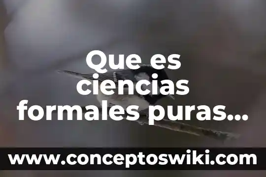 Variantes linguísticas qué es 3 Que es ciencias formales puras o exactas