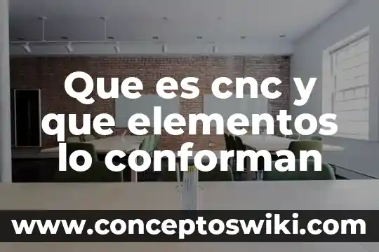 Elementos de la parábola que es 6 Que es cnc y que elementos lo conforman