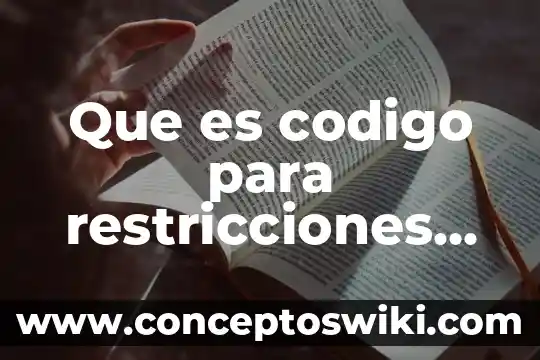 Qué es el código de justicia militar 5 Que es codigo para restricciones en iphone