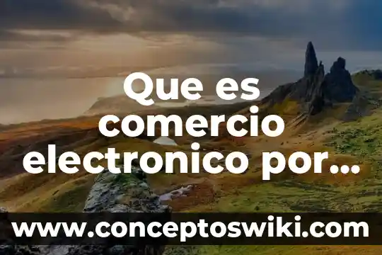 Ytratado del libre comercio que es 5 Que es comercio electronico por la ocde