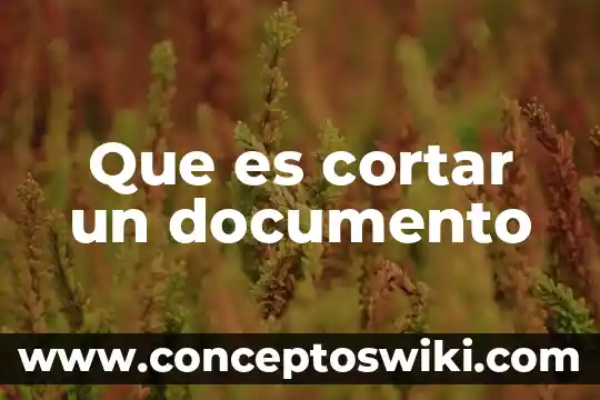 Que es copiar pegar y cortar con icono en word 3 Que es cortar un documento