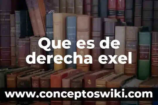 Que es el limite por la derecha 3 Que es de derecha exel