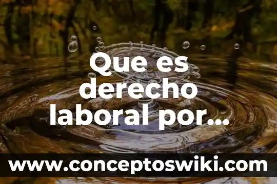 Que es algo no imputable en derecho laboral 5 Que es derecho laboral por autores