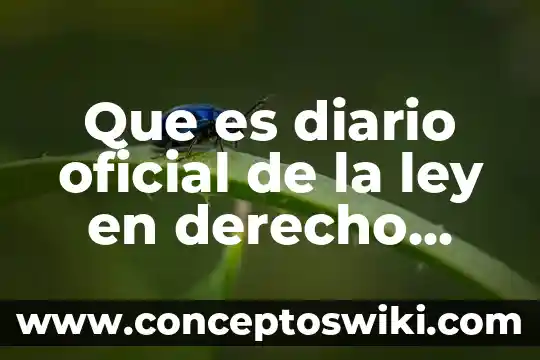 Que es el nombre oficial de mexico 5 Que es diario oficial de la ley en derecho laboral