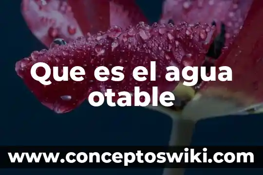 ¿Qué es la dureza del agua? 8 Que es el agua otable