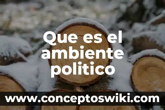 Qué es un inspector de seguridad y medio ambiente 6 Que es el ambiente politico