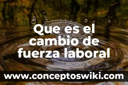 Transductor de fuerza que es 8 Que es el cambio de fuerza laboral