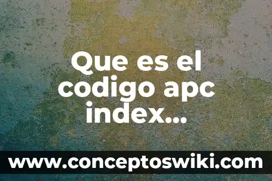 Que es un funtional index base de datos 6 Que es el codigo apc index mismatch