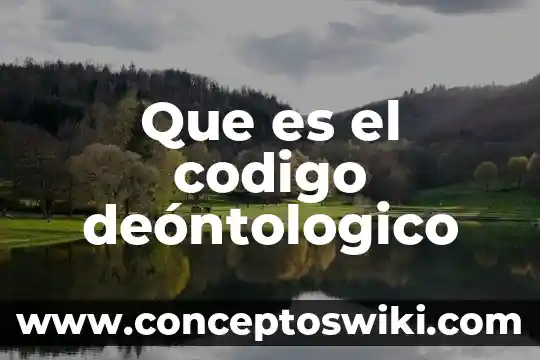 Que es un codigo de escaner p008de 3 Que es el codigo deóntologico