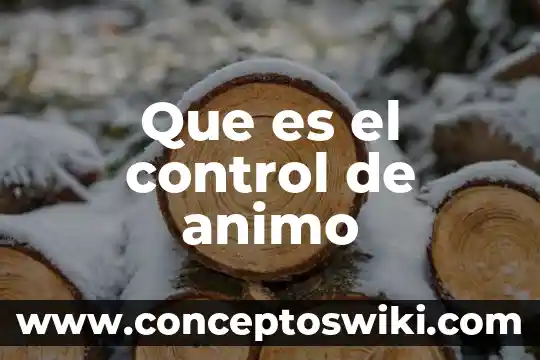 Que es estado de animo depresivo 3 Que es el control de animo