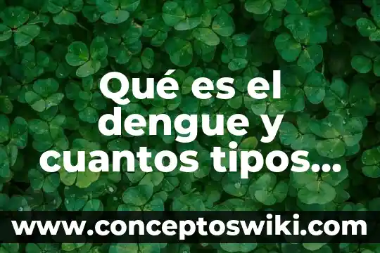 Qué es el encuadre y cuántos tipos existen 4 Qué es el dengue y cuantos tipos de dengue existen