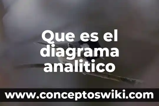 Que es un cuadro analitico concepto 5 Que es el diagrama analitico